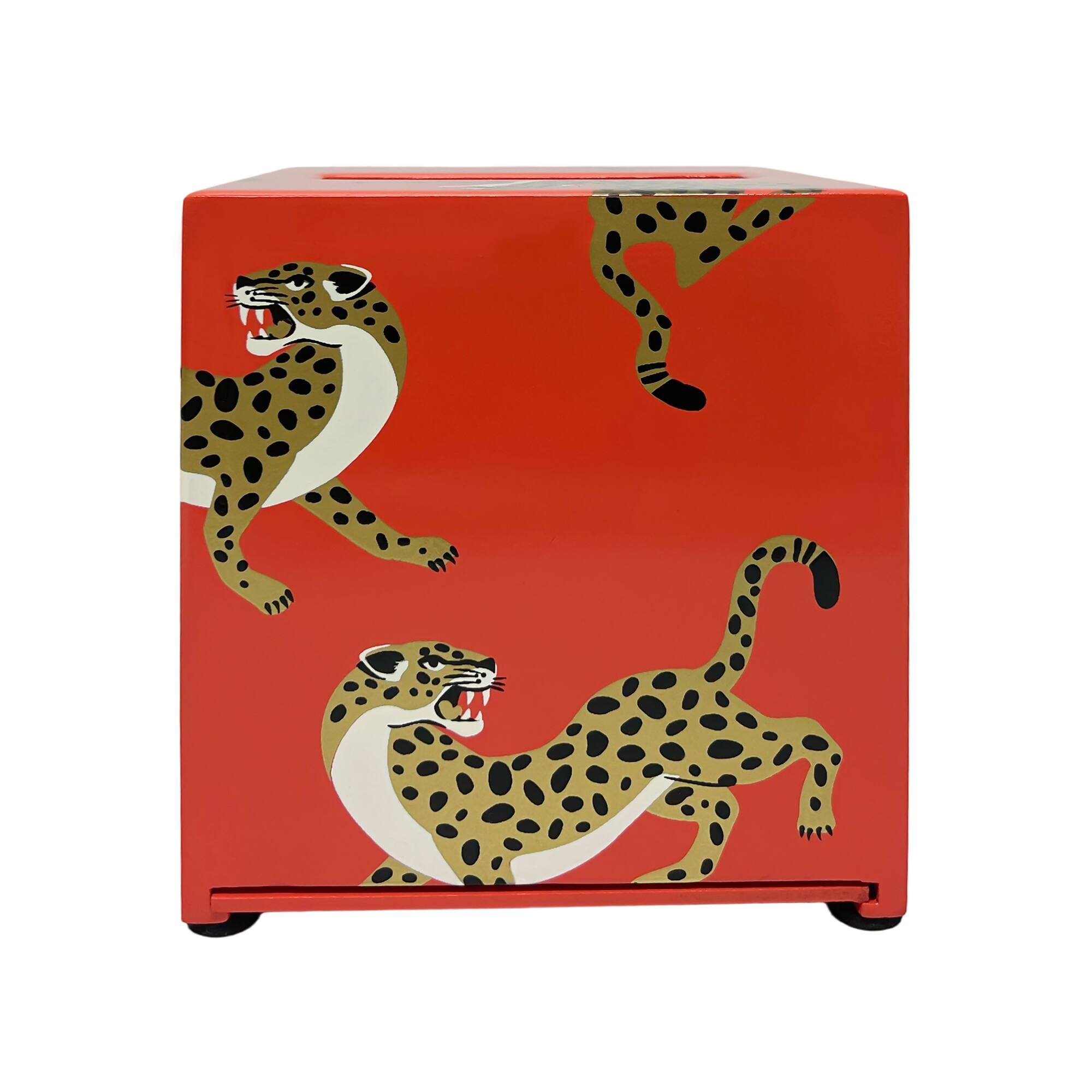 Jungle Cat Tissue Box by Ashland